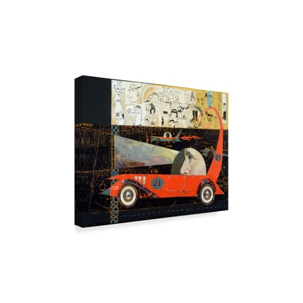 Anthony Freda 'Red Car 21' Canvas Art,14x19